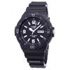 Quartz Analog 100M Black Resin Strap MRW-200H-1B2VDF MRW200H-1B2VDF Men's Watch