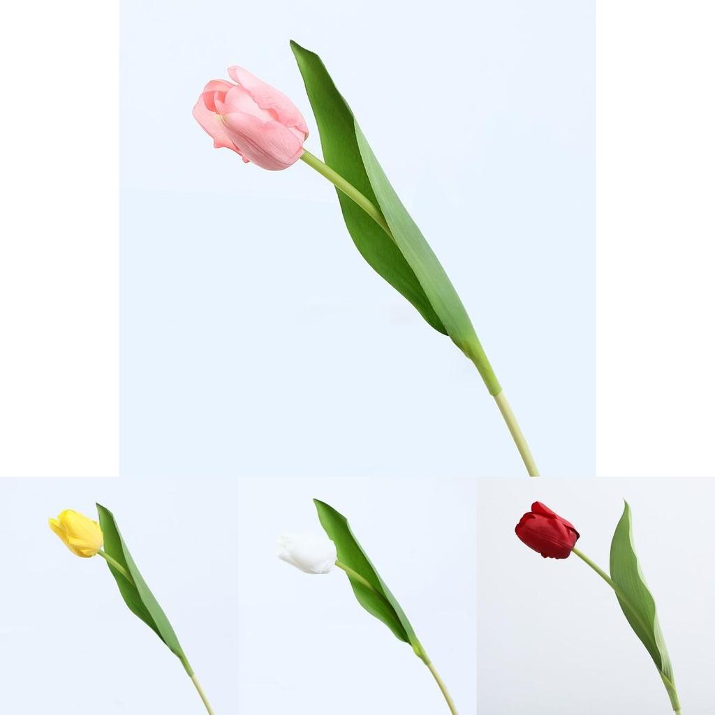 Искусственный цветок Премиум-класса Tulipa Gesneriana Для Декора Дома, Свадебной Фотографии и Декора Вечеринки