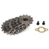 Front Engine 420# 17mm 20mm 10T-19T Toothed Sprocket & Fixed Plate Lock For Dirt Pit Monkey Dax Bike Go Kart ATV Quad Motorcycle