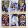 Городской лабиринт Таро, колода Таро 78 карт 10,3*6 см | Инди Таро, нарисованное ручкой о жизни в Нью-Йорке в начале 2000-х