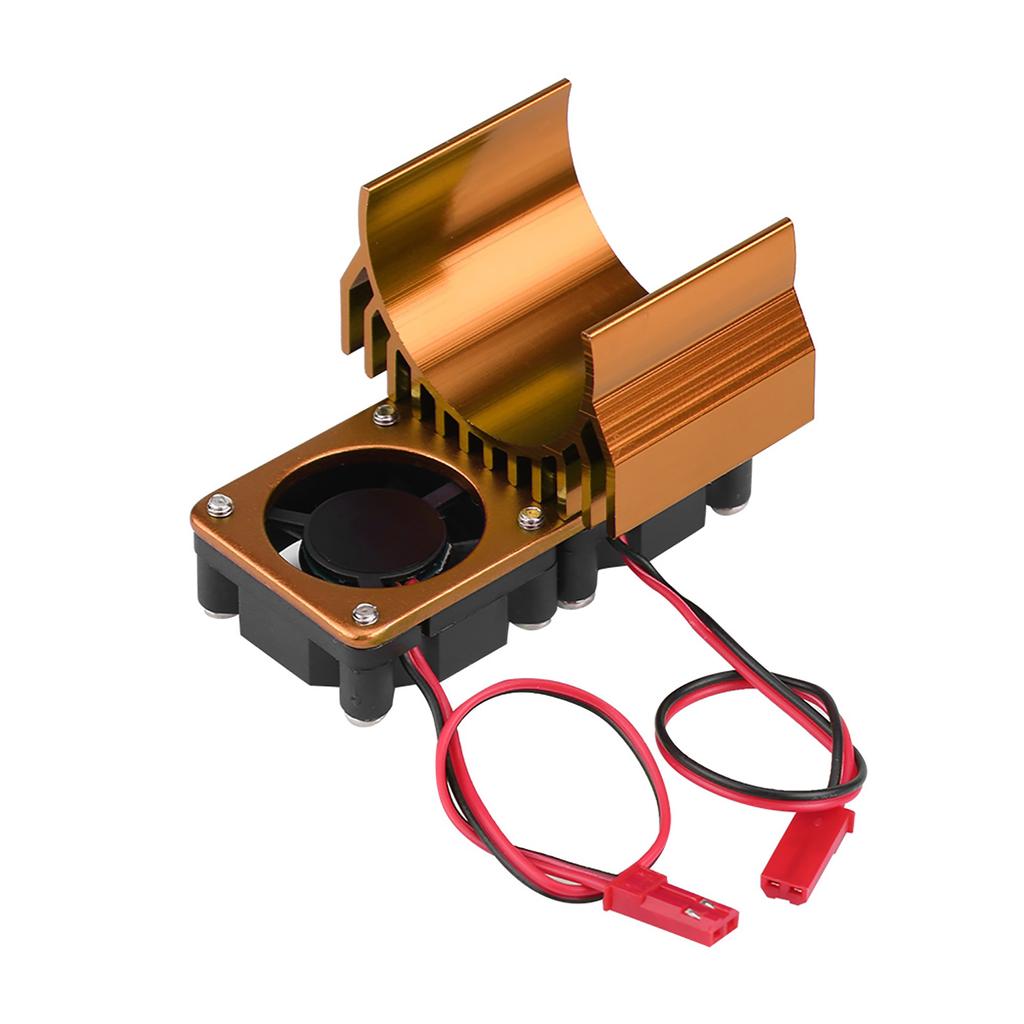 540/550 Двигатель Двойной Вентилятор Охлаждения Радиатор С Для 1/10 Масштаб Электрический RC Машинка Золото