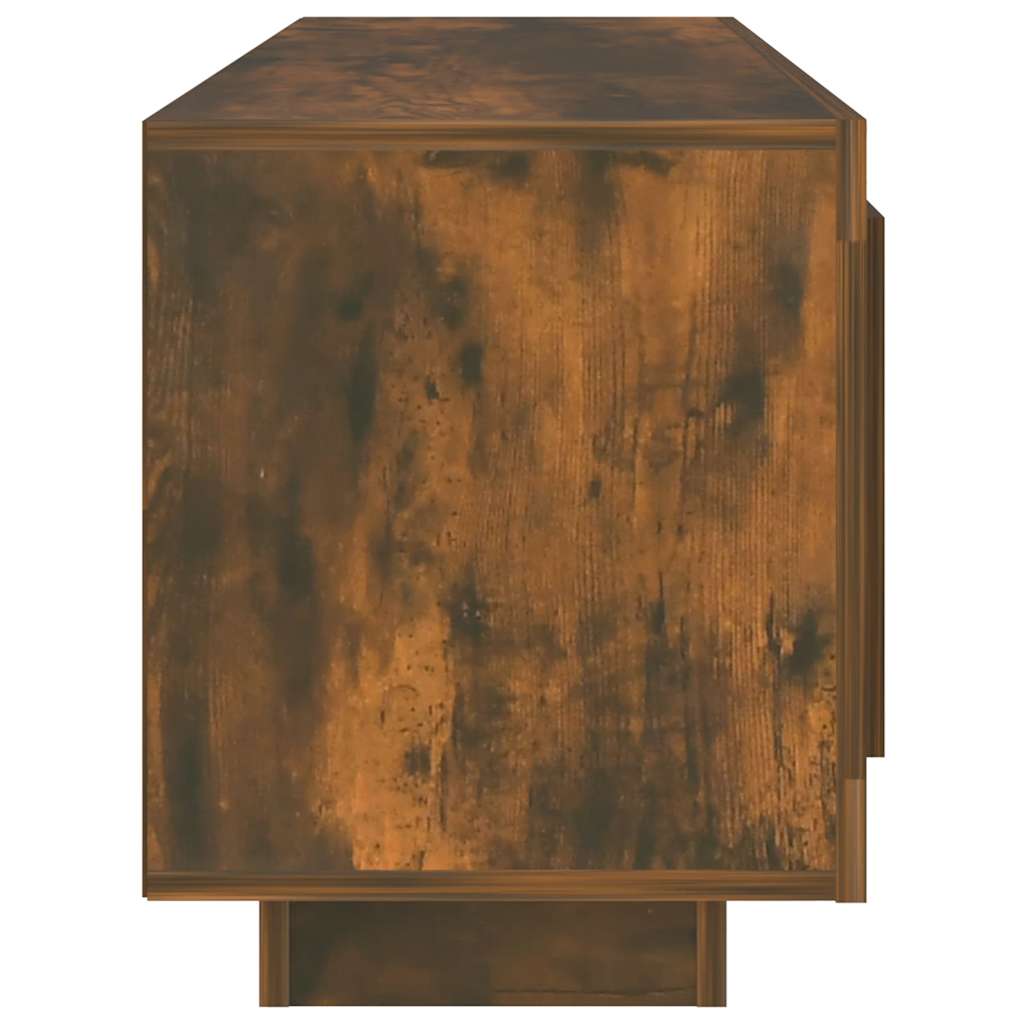 TV Cabinet Smoked Oak 102 x 35 x 45 cm Wood Based Material