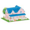 Cartoon Three-Dimensional Puzzle Children's Handmade DIY Toys Paper Card Villa Building Model Desktop Decoration