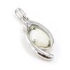 Les Trésors De Lily [I8871] - Artisan Silver Pendant 'Goddess Opal' Silver White (rhodium-plated) - 18x10 Mm