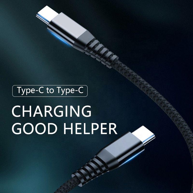 5A Fast Charging Type-c to Type-c Advanced Color Data Cable Is Suitable for All Type-c Interface Devices