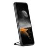 SUTENI G3 For Samsung Galaxy Z Flip7 FE 5G/Z Flip6 5G Magnetic Case Rotating Kickstand Carbon Fiber Texture Leather Phone Back Cover