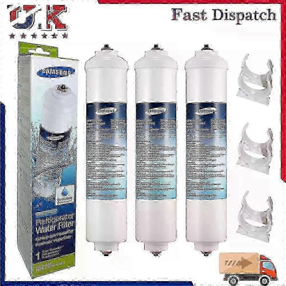 3X Genuine Samsung Aqua Pure Fridge Water Filter Cartridge DA29-10105J HAFEX/EXP less