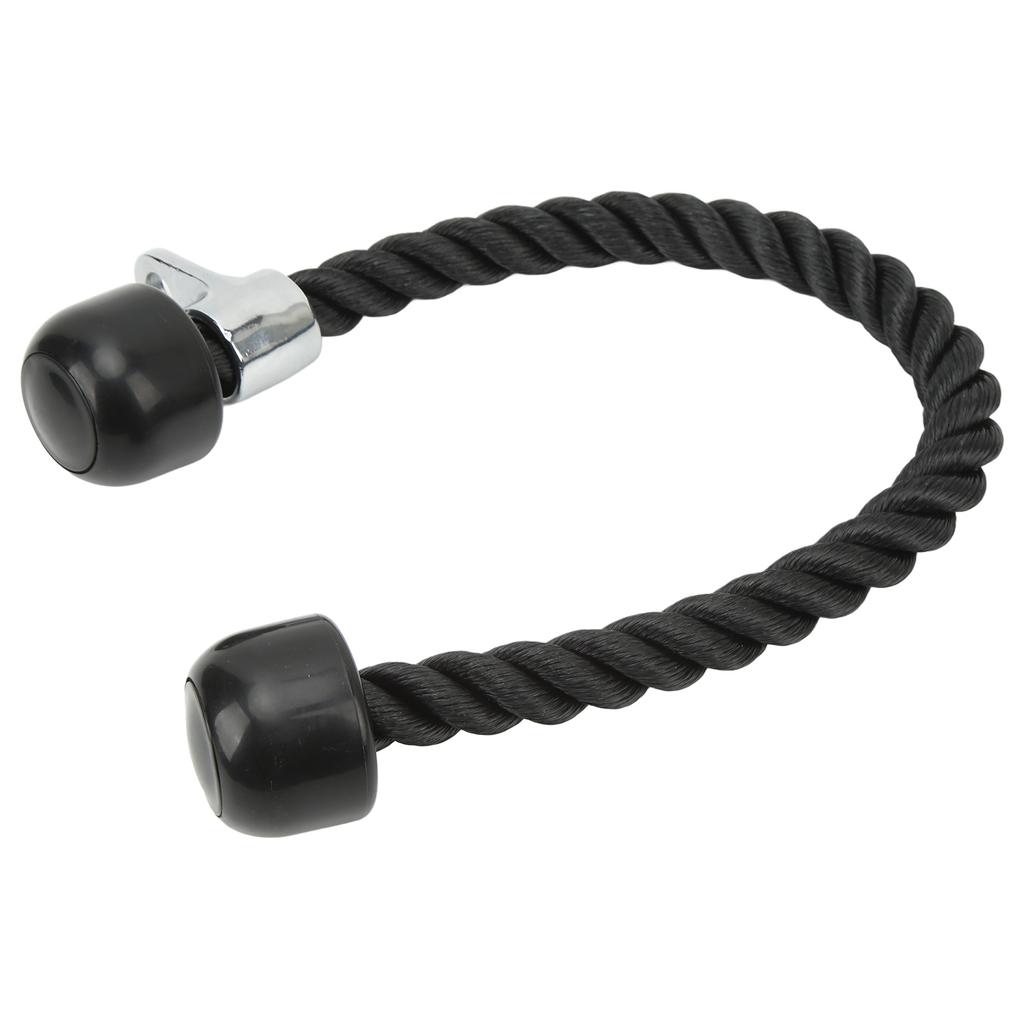 Двуглая тренировочная веревка для тяги бицепса вниз, тренажерный зал, упражнение на трицепс, фитнес, веревка с натяжением