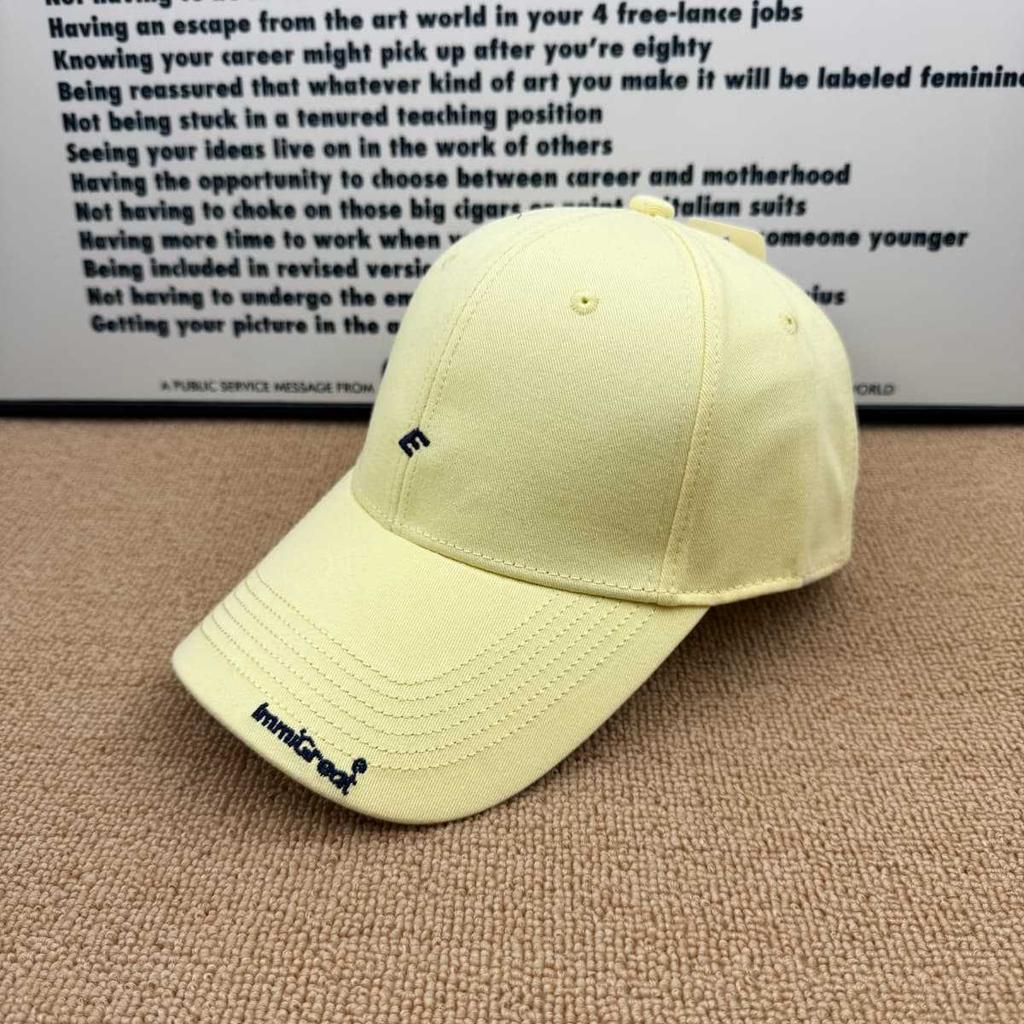 New E letter embroidered hard top thin age-reducing baseball cap children spring and summer breathable visor casual cap