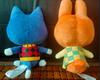 НОВАЯ Плюшевая Игрушка Фигурка Кукла Animal Crossing New Leaf Кролик/Лилия и Лист Ровер