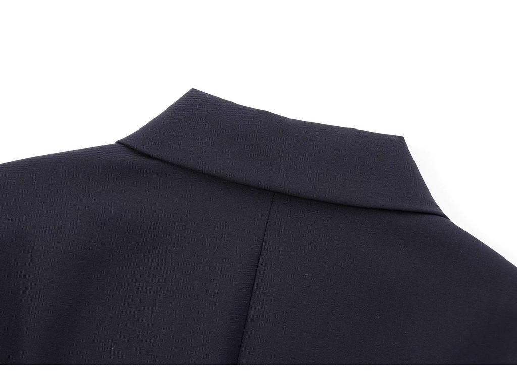 Женский французский двубортный пиджак и брюки прямого кроя, комплект Весна-Осень 2025