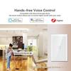 Умный стеклянный выключатель US Standard Zigbee с голосовым управлением Alexa, поддержкой приложения и настраиваемым одинарным выключателем (ноль-фаза)