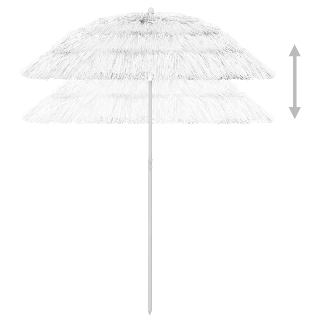 Hawaii Sun Umbrella White 180 cm