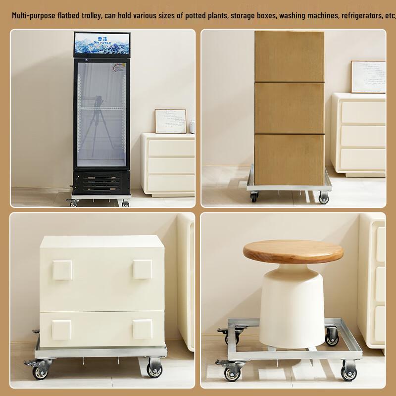 Сверхпрочная подставка на колесиках для цветочных горшков