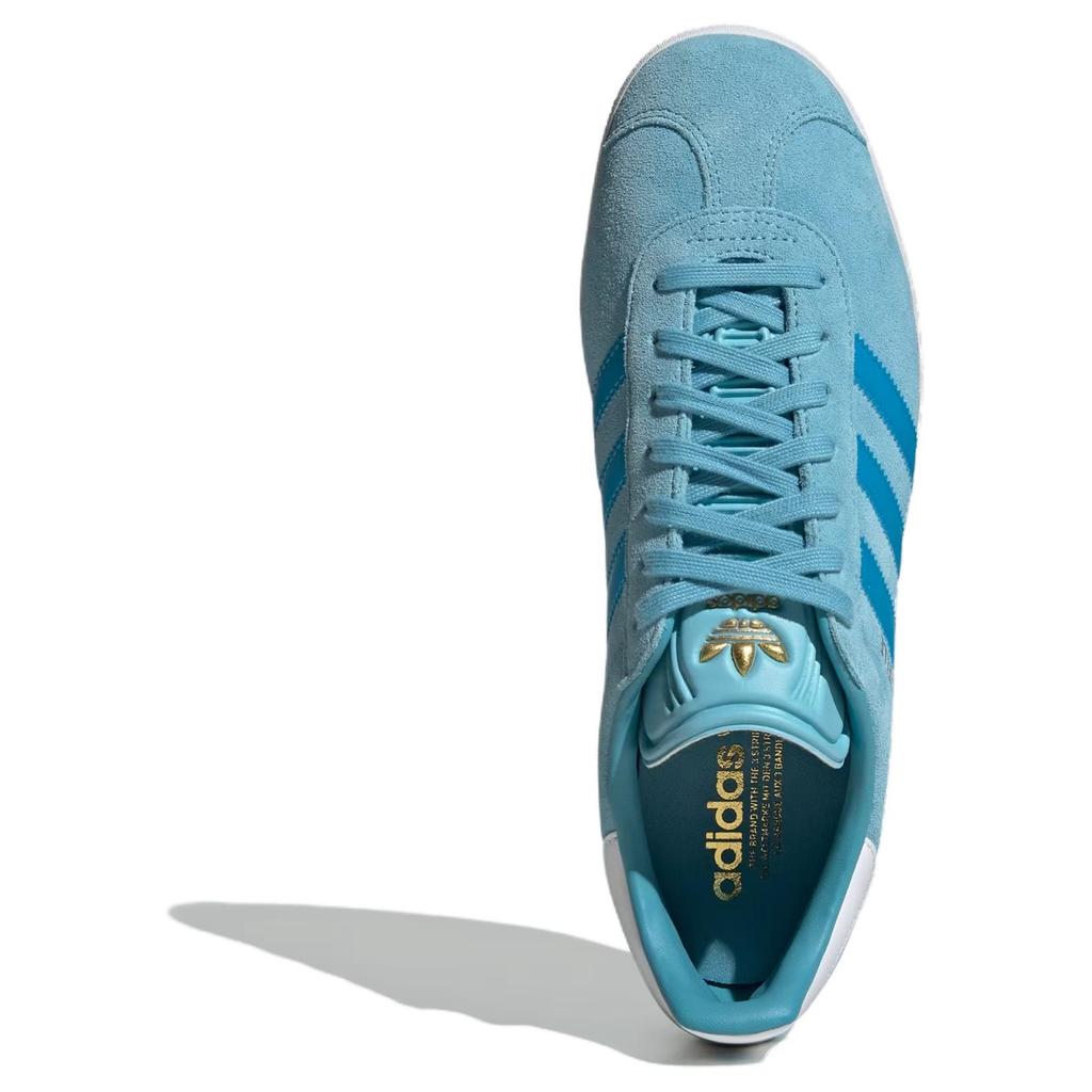 Adidas Originals Gazelle Fashion Comfortable Durable Low-Top Sneakers Unisex Sneakers Blue JR0620