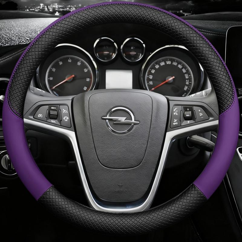 Car Steering Wheel Cover For Opel Mokka 2013-2016 Opel Insignia 2009-2013 Astra J 2010-2015 Meriva Auto Accessories Pv9
