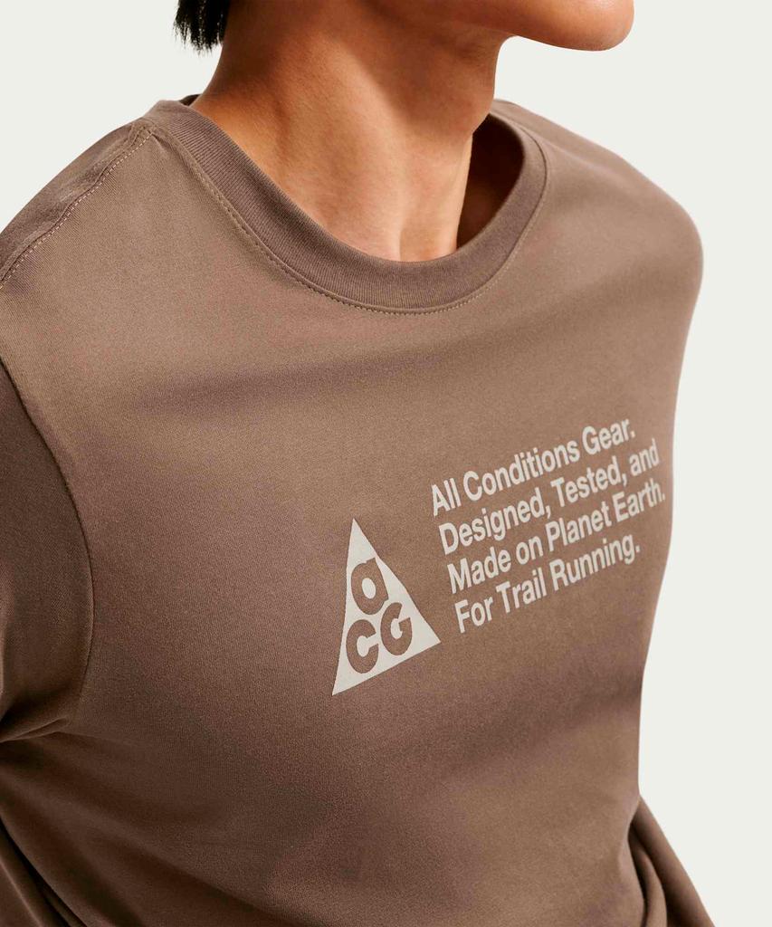 NIKE Acg Dri-Fit Trail Running T-Shirt M - Ironstone / Io9630-004