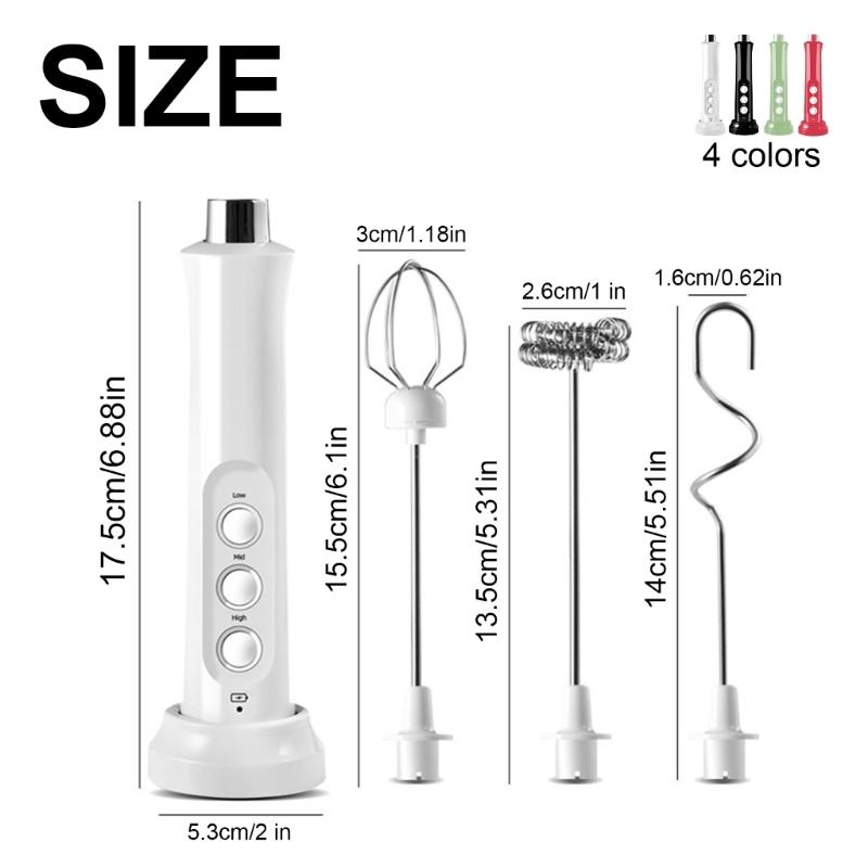 Кухонный мощный вспениватель молока, ручной миксер для напитков, электрический венчик для пены