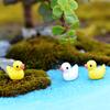 20pcs Durable Clear Texture Ornamental Lightweight Micro Landscape Miniature Ducks Ornament for Home