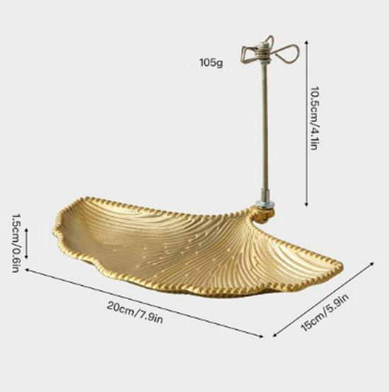 Магнитный держатель для москитных спиралей со съемным пепельницей и зажимами