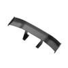 Universal Black Adhesive Installation Car Tail Decoration Rear Trunk Wing Mini Spoiler Carbon Fiber