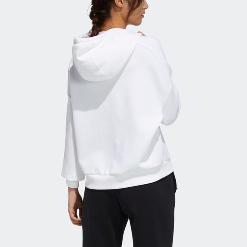 Adidas Sweatshirts Women's White Hooded Moderate Regular GP0722