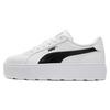 Karmen Leather White Black Women Sneakers 384615-02