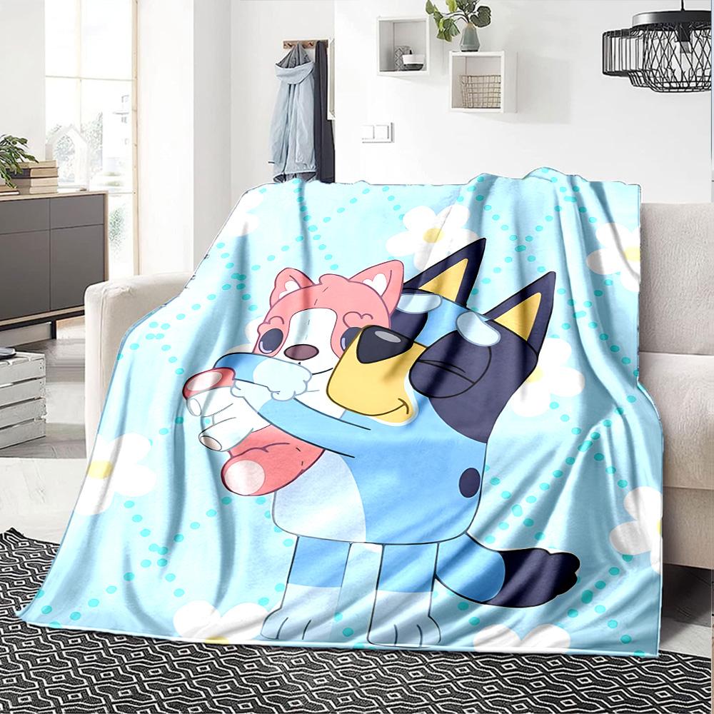 1pc B-Blucy Blanket, Gift, for Men and Women, Soft Blanket, Good for Sofa Bed Couch Travel, Lightweight Flannel Blanket