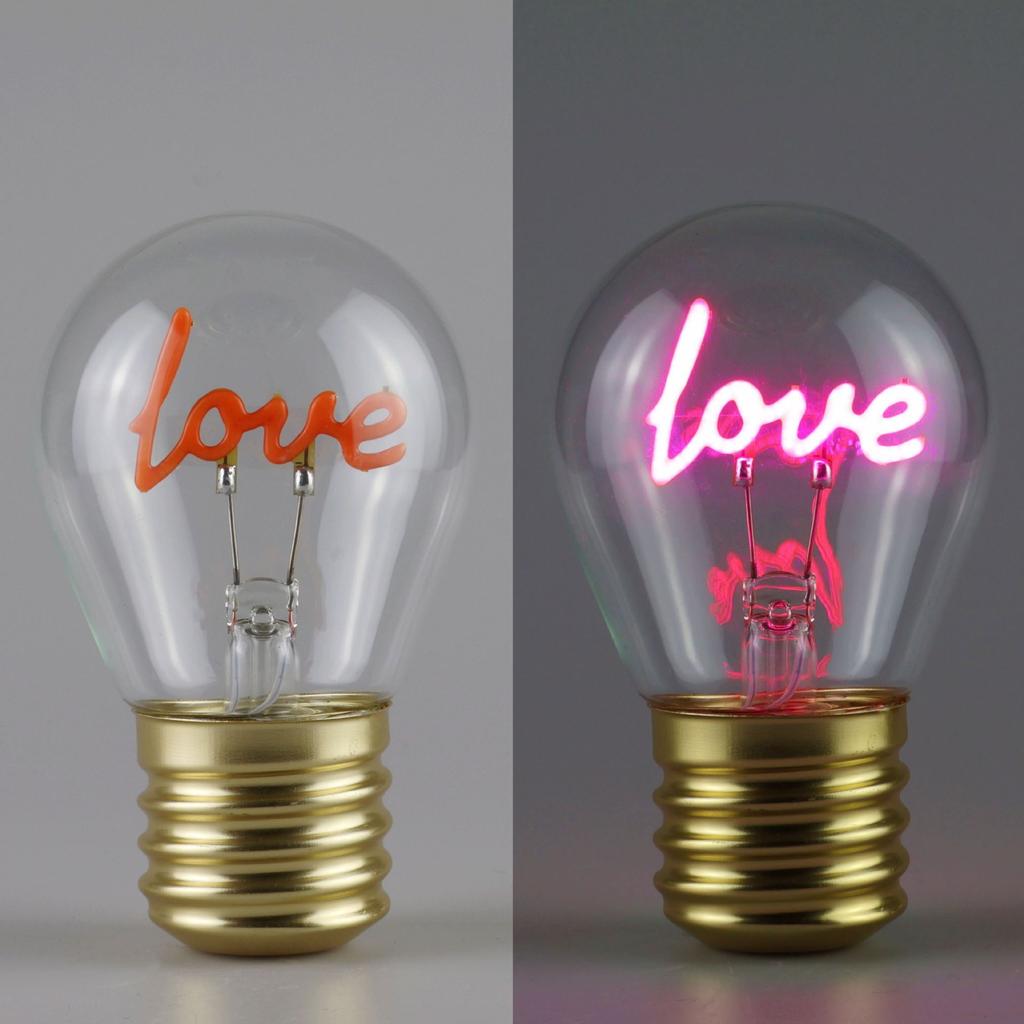 Cute Cartoon LED Bulb Night Light, Rechargeable, Colorful Decorative Portable Lamp