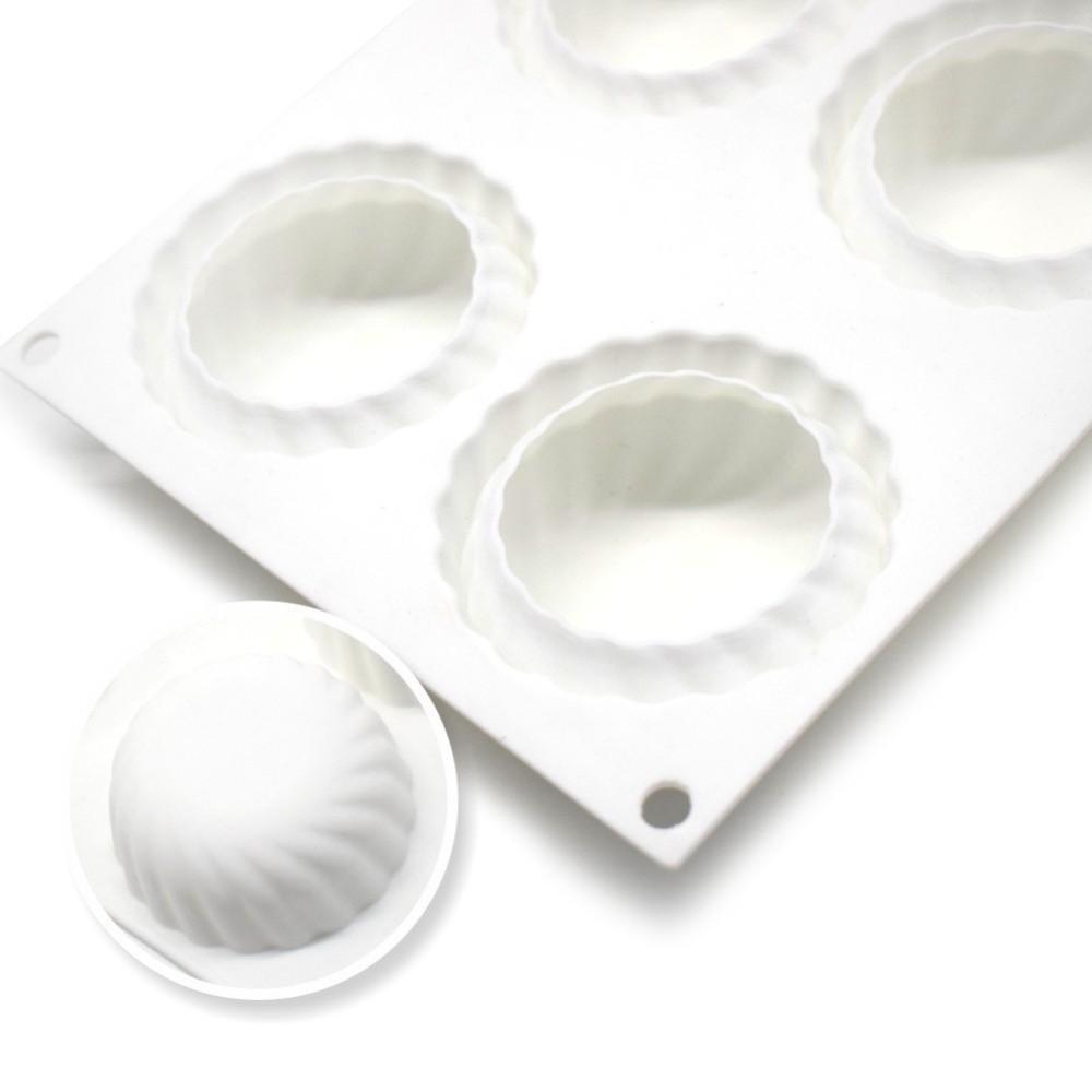 6-Cavity Chocolate Mold Fruit Flower Shape Desserts Making Tool New Baking Pastry Mold Baking Tool