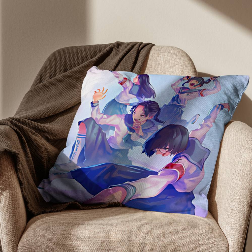 AG Toryanse ATARASHII GAKKO pillow cover living room sofa cushion cover bedroom room bed pillow cover home decoration