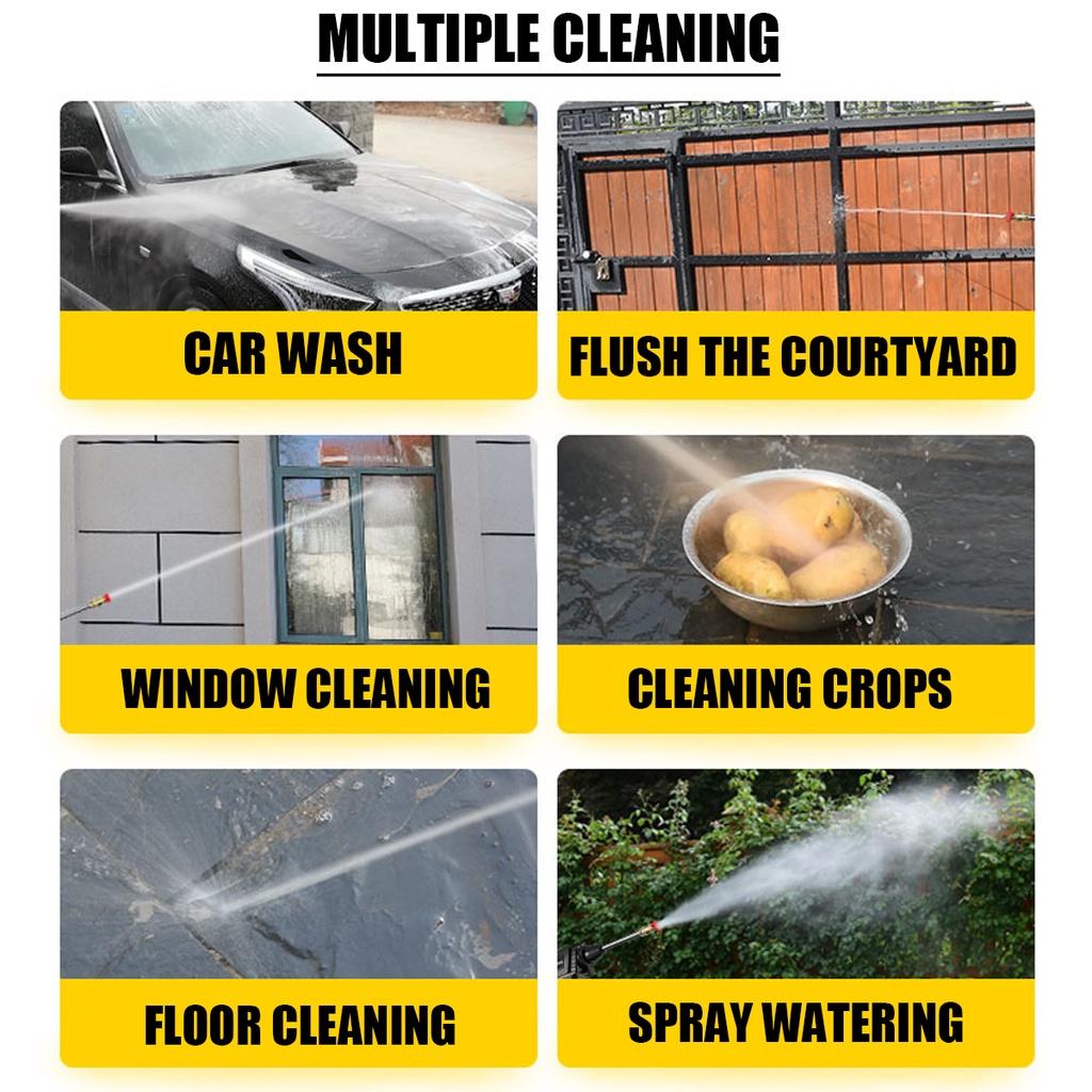 ABS+S Сталь Беспроводная Автомойка Распылитель Высокого Давления Водяные Пистолеты Очиститель Моющая Насадка Трубка Домашняя 800 Вт