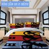 The Hunger Games Pattern Bedding,Quilt Set Quilt Cover Pillowcase Home Birthday Gift (1*duvet cover+2*pillowcase,without core)XSJT0917347