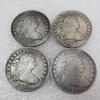 Старинные монеты США номиналом пол-дайм (1795-1798) - Набор из 4 латунных памятных монет