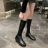 Flat Shoes, Elastic Boots, Square-toed High Boots, New Long Boots for Women