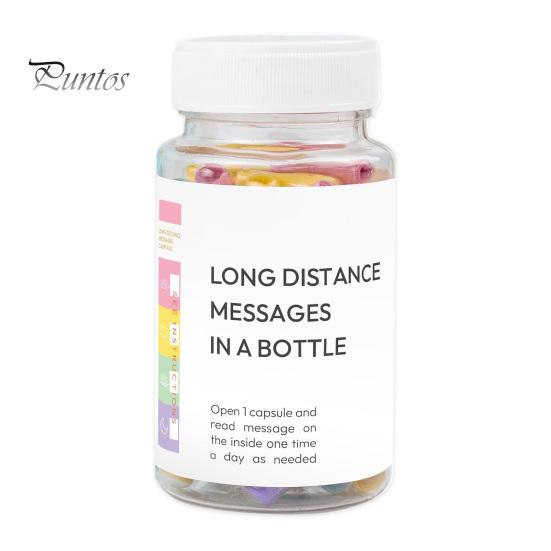 Love Capsule Jar Set Positive Messages In A Bottle Love Notes Capsules with Jar Positive Affirmation Gifts for Women Stress Relief Self Care Health