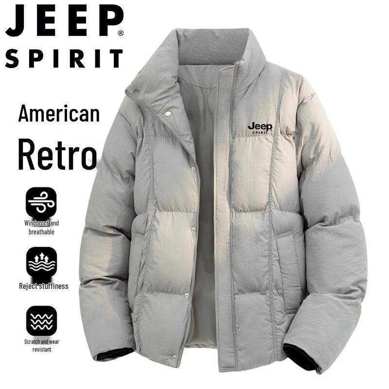 JEEP SPIRIT Мужская зимняя куртка с подкладкой и воротником-стойкой