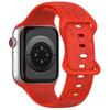 Мягкий силиконовый ремешок для часов 38/40/44/49 мм для Apple Watch 1/2/3/4/5/6/7/8/Se/9, ультра однотонный ремешок для часов с бабочкой, аксессуары, универсальный