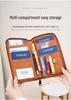 Многофункциональный кошелек-портмоне для паспорта и документов с RFID-защитой, антимагнитный, на молнии
