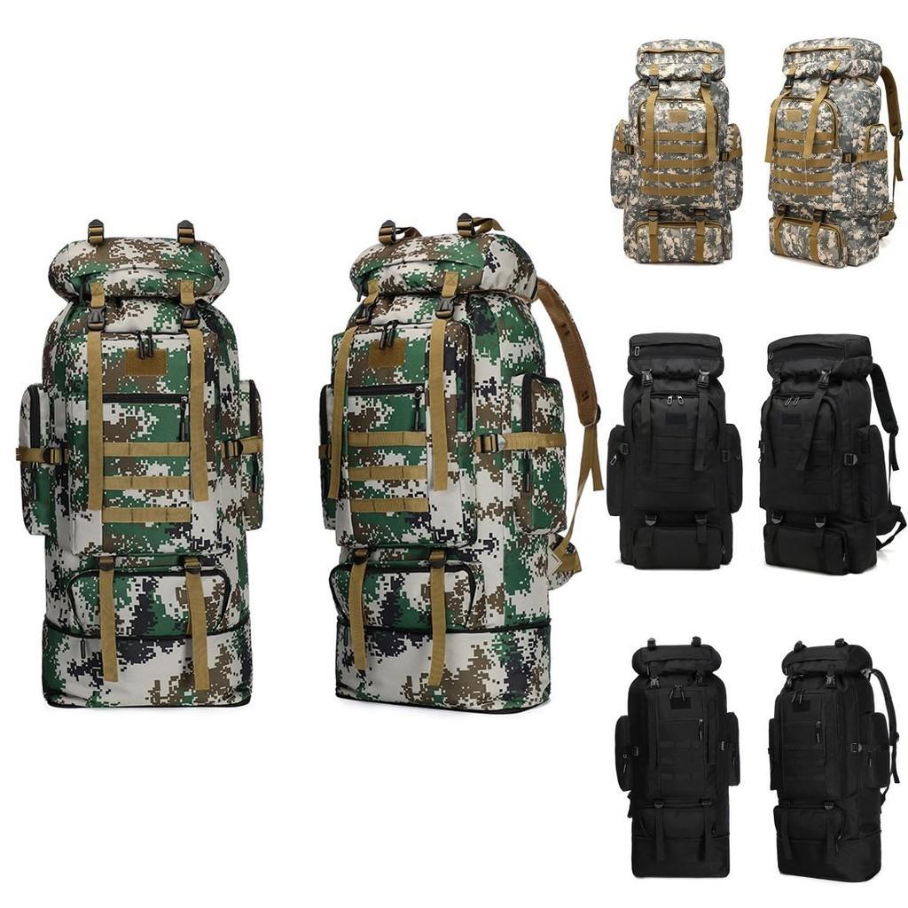 Military 70l80l100loutdoor Rucksack Tactical Backpacks Camping Hiking Trek Bag