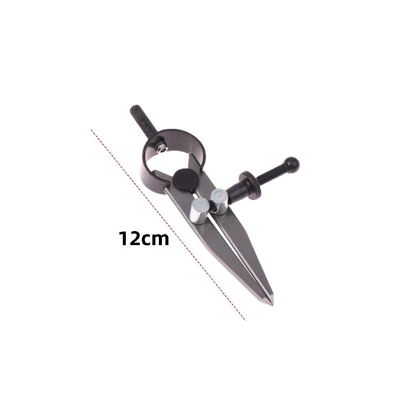 1 шт. Регулируемый циркуль-измеритель, инструмент для кожевенного ремесла для разметки линий, крыльчатый делитель, вращающийся разметочный инструмент, инструмент для ручной работы по коже