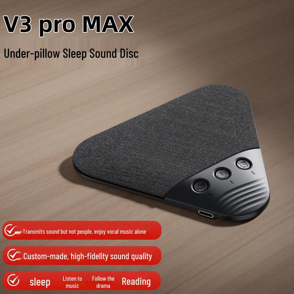 V3pro Ультратонкий Bluetooth-динамик под подушку для сна с белым шумом
