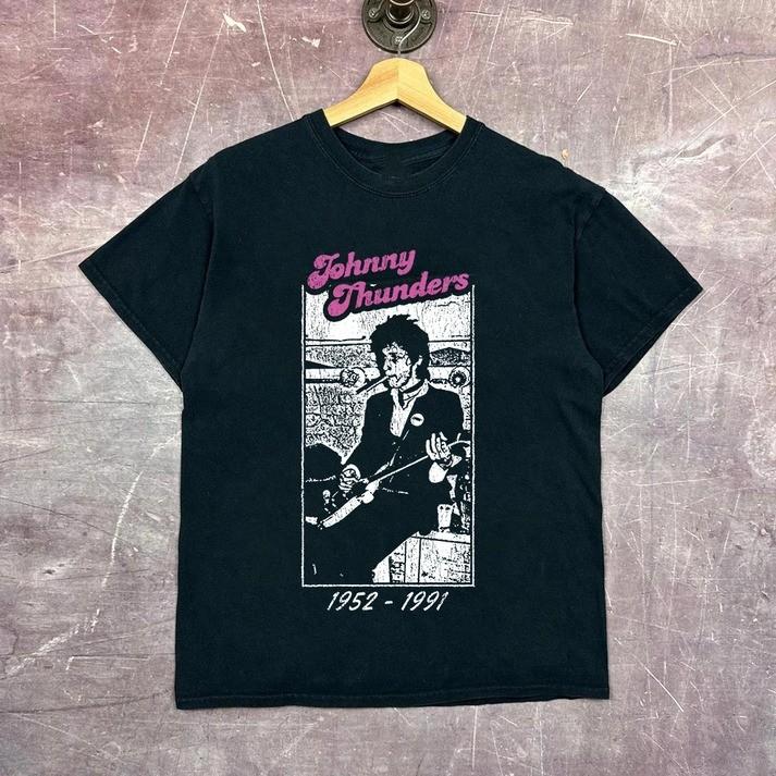 Футболка унисекс в честь JOHNNY THUNDERS S-5XL Футболка унисекс