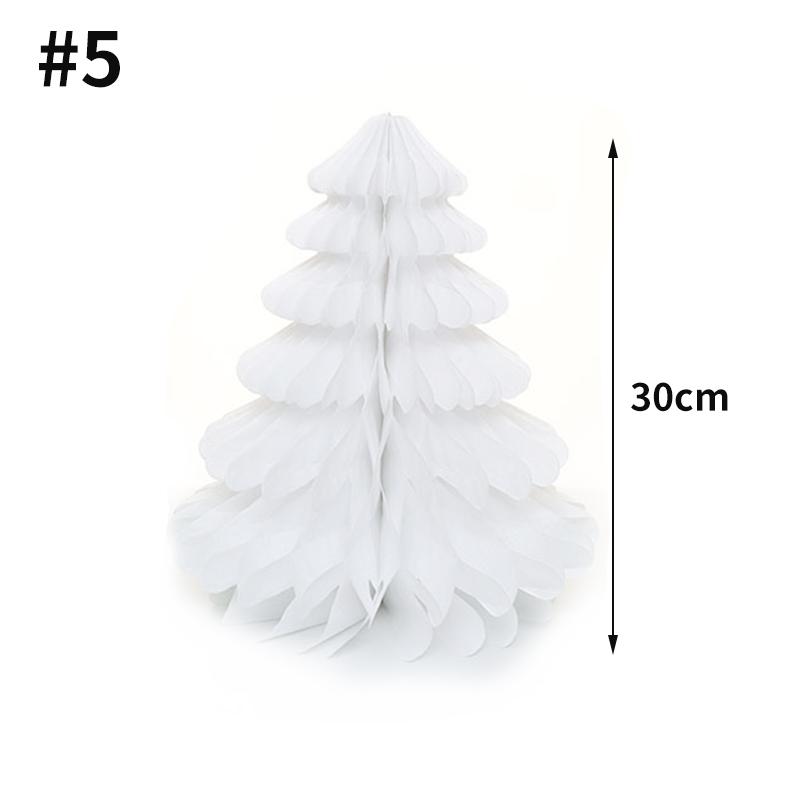 2026 Рождественская елка Сотовый шар 3D Складное украшение для рождественской елки Настольное украшение для Рождества Navidad Счастливого Нового года Декор