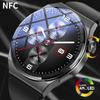 Nfc Bluetooth Call Smart Watch Men Gt3 Pro Aomled 390*390 Hd Экран Кнопка Поворота Ip68 Водонепроницаемые Smartwatch Man+box