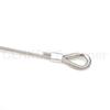 M0.5-M26 Oval Aluminum Sleeve Single Hole Cable Crimp Sleeve Wire Rope Ferrule Clamp Fixing Clip Aluminum Crimping Loop