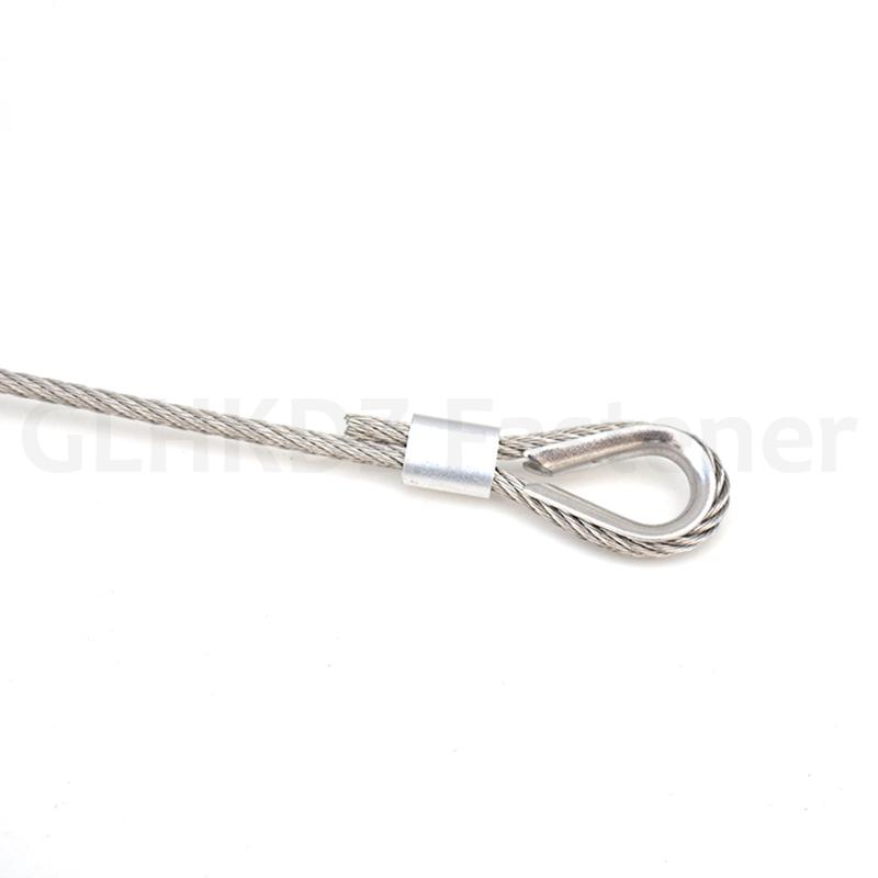 M0.5-M26 Oval Aluminum Sleeve Single Hole Cable Crimp Sleeve Wire Rope Ferrule Clamp Fixing Clip Aluminum Crimping Loop