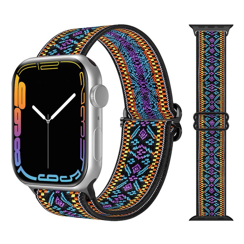 Нейлоновый ремешок-петля для Apple Watch Band 44 мм, 40 мм, 45 мм, 49 мм, 41 мм, 42 мм, 38 мм, 44, 45 мм, браслет iWatch Series Ultra 8, 7, 6, 5, 4 SE Band