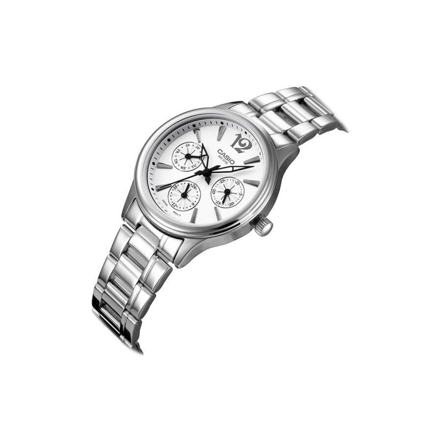 Casio Женские часы стандартной серии Белые LTP-2085D-7AVDF