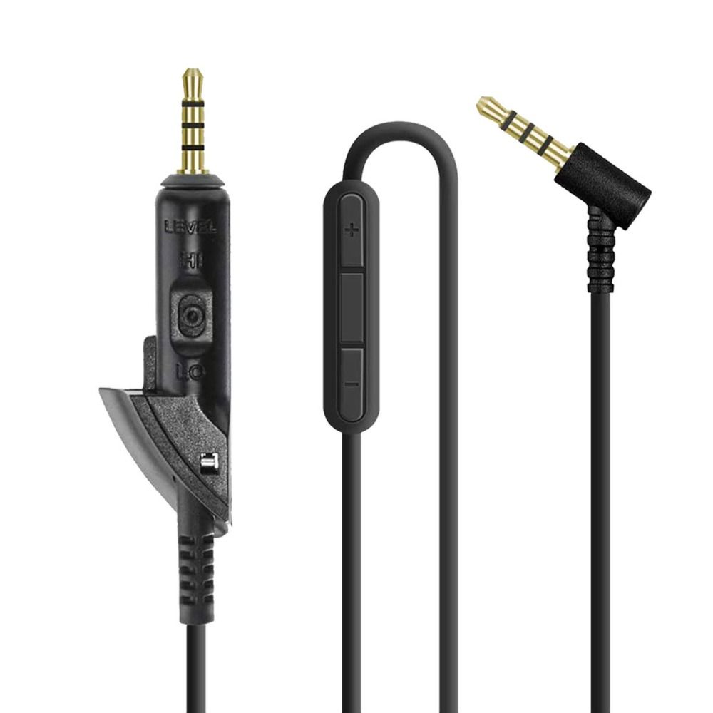 Черный адаптерный кабель совместимый кабель для наушников Bose QuietComfort QC15 наушники наушники